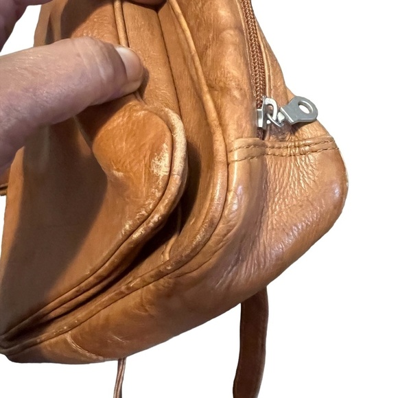 Paul‎ & Taylor Genuine Brown Leather Small Backpack main image 6